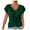 Green, variant on Women's Tops Short Sleeve Twist Knotted T Shirts Summer Blouse Tunic Tops