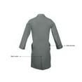 thumbnail image 3 of Panda Uniform by HeedFit Unisex 40" Medical Lab Coat – XXS Grey, 3 of 4
