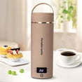 thumbnail image 1 of Travel Electric Kettle Portable Mini Kettle,Small Hot Water Boiler with 4 Temperature Settings,304 Stainless Steel, Fast Boiling Water with Auto Shut, 1 of 7