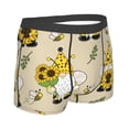 thumbnail image 3 of Naloa Gnomes Bees And Sunflowers Print Mens Underwear - Boxers for Men, Classic Briefs for Men, 3 of 9