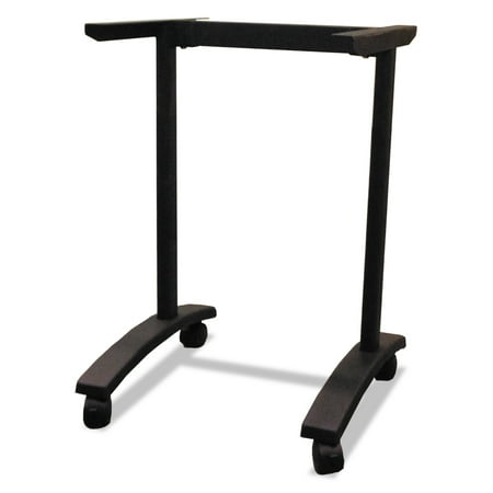 - Alera Valencia Series Training Table T-Leg Base, 24-1/2w x 19-3/4d, Black