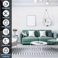 thumbnail image 1 of Innens 3D Foam Tile Wall Sticker Self-adhesive Waterproof PE Foam Wallpaper,White, 1 of 5