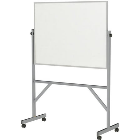 Pemberly Row Ceramic 3' H x 4' W Reversible Magnetic Whiteboard in White
