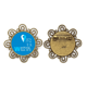 thumbnail image 1 of Washington geografía coordenadas trave Broche de flores, regalo de joyería para mujeres y niñas Unbranded M, 1 of 3
