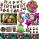 thumbnail image 2 of Decoraciones para fiestas de cumpleaños con temática de niña y oso, suministros para fiestas de dibujos animados, globos, juegos de vajilla desechable para niños y niñas, taza de regalo, 2 of 5