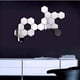 thumbnail image 5 of Pegatinas de pared de espejo hexagonal - Azulejos decorativos 3D de acrílico 3D en pack de 12 para decoración del hogar, 5 of 7