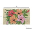 thumbnail image 2 of Coir Door Mat Hibiscus 18 X 30, 2 of 3