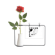thumbnail image 1 of órbitas planetarias locales del sistema solar Botella de decoración de jarrones colgantes de flores rosas artificiales, 1 of 3