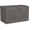 thumbnail image 1 of Suncast 50 gal Resin Deck Box with Seat – Weather-Resistant Outdoor Storage and Seating Solution - Stoney, 1 of 3