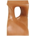 thumbnail image 3 of Meridian Furniture Jula Terracotta Indoor/Outdoor Concrete End Table, 3 of 9