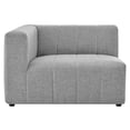 thumbnail image 2 of Ergode Bartlett Upholstered Fabric Left-Arm Chair - Light Gray, 2 of 5
