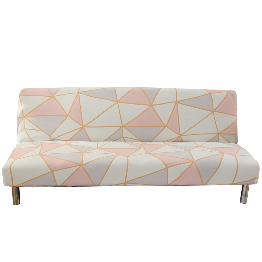 No Armrest Stretch Sofa Cover Slipcover AllCovered Folding Sofa Bed