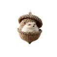 thumbnail image 2 of Japceit Woodland Theme Christmas Decor, 10cm Forest Animal Acorn Ornaments, Natural Inspired Hanging Pendants for Seasonal Display, 2 of 5
