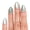 Green Cat Eye, variant on Chillhouse Chill Tips Press On Nails, Feed Me Cherries, Oval Style, 30 Count