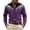 Purple, variant on Mens Shirts Casual Carnival Western Cowboys Long Sleeve Top Festive Print Button Down Lapel Comfortable Shirt for Men Black L