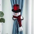 thumbnail image 4 of Cortina De Navidad Hebilla Muñeco De Nieve Cortina Tieback Santa Cortina Hebilla Tieback Titular De La Cortina Para El Hogar Decoraciones De Ventanas Adornos De Navidad 2 Unids Monstrate HA038827-00, 4 of 6