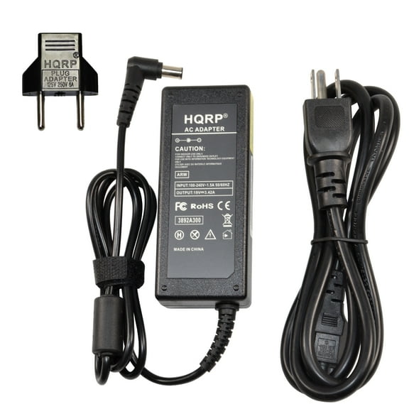 HQRP 19V AC Adapter for LG ADS-40FSG-19 19025GPG-1, ADS-40FSG-19 19025GPBR-1 Monitor LED LCD HDTV TV Power Supply Cord Adaptor