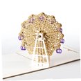 thumbnail image 3 of OUNONA 1Pcs Square Greeting Card for Party Invitation with Paper, 3 of 7