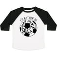 thumbnail image 3 of Inktastic I'd Rather Be Playing Soccer Boys or Girls Toddler T-Shirt, 3 of 5