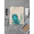 thumbnail image 3 of Blue Feather T-Shirt Men -Muzaffar Yulchiboev Designs, Male 4X-Large, 3 of 4