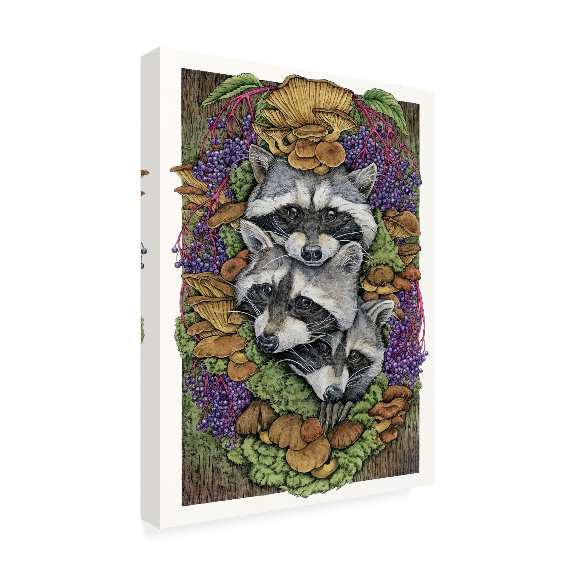 Trademark Fine Art Lea Chaillaud The Tree Keepers Canvas Wall Art
