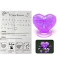thumbnail image 3 of CNKOO 3D Furnish Heart  Shape Jigsaw DIY Puzzle IQ Gadget Development Toy Xmas Gift, 3 of 6