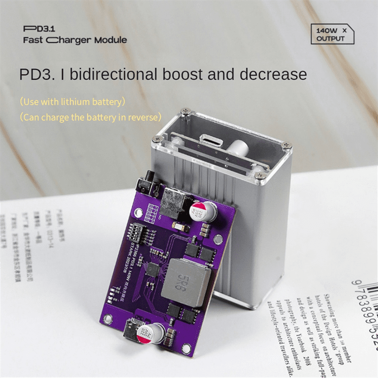 PD3.1 140W Power Bank DIY Module 2S/3S/4S/5S/6S Switchable IP2366