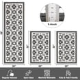 thumbnail image 6 of MeyJey Kitchen Rug Set 3 Piece, Non Slip Machine Washable Mats for Home Floor and Living Room, Gray, 6 of 7