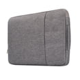 thumbnail image 1 of Bolsa de tela vaquera para ordenador portátil de 15 pulgadas, cremallera lavable, protección de Color sólido, reemplazo a prueba de arañazos, Almacenamiento y organización del hogar Gris Bewildely HA072613-02, 1 of 6
