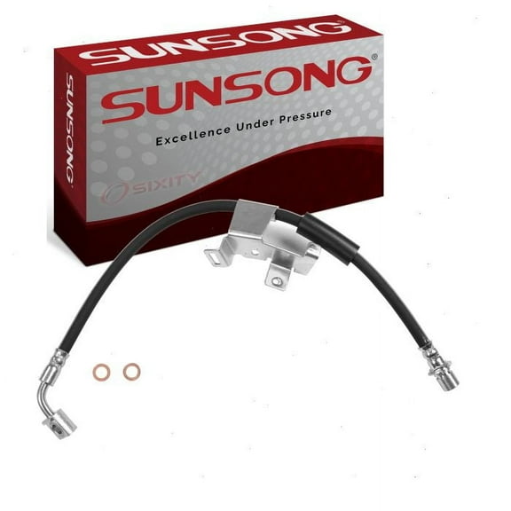 Sunsong Front Right Brake Hydraulic Hose compatible with Chevrolet Tahoe 2007-2017