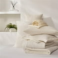 thumbnail image 6 of Davulos Full Size Comforter Set White，7 Pieces Chic Bedding Sets Soft Bed in a Bag for All Seasons, 6 of 8
