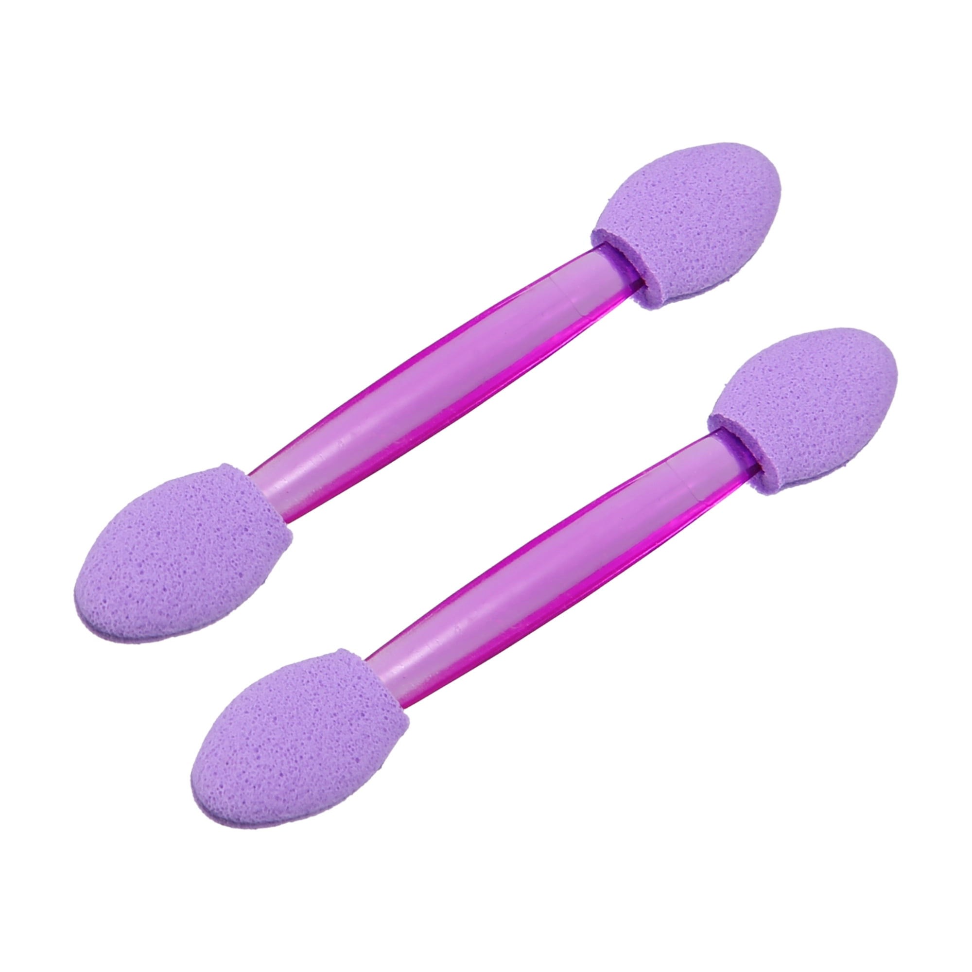 Unique Bargains 25 Pcs Dual Sided Eye Shadow Sponge Applicators with Container