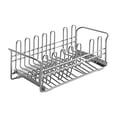 thumbnail image 2 of Soporte de drenaje para fregadero de acero inoxidable, cesta de drenaje de placa, organizador de cocina, estante para platos de jabón para encimera, Macarena tendedero de encimera, 2 of 8