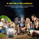 thumbnail image 4 of Luz Que Acampa COB / LED Luz de camping Lámparas plegables para huracanes al aire libre Linternas impermeables (2) Likrtyny Para Estrenar, 4 of 9