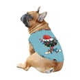 thumbnail image 5 of Santa Hat Hockey Matching Family Christmas Pajamas With Dog, Blue Hockey Holiday PJs, Plus Sizes, With Pockets, 5 of 7