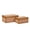 Terracotta, variant on Kora Green Cotton Jute Designer Jewelry Box Set