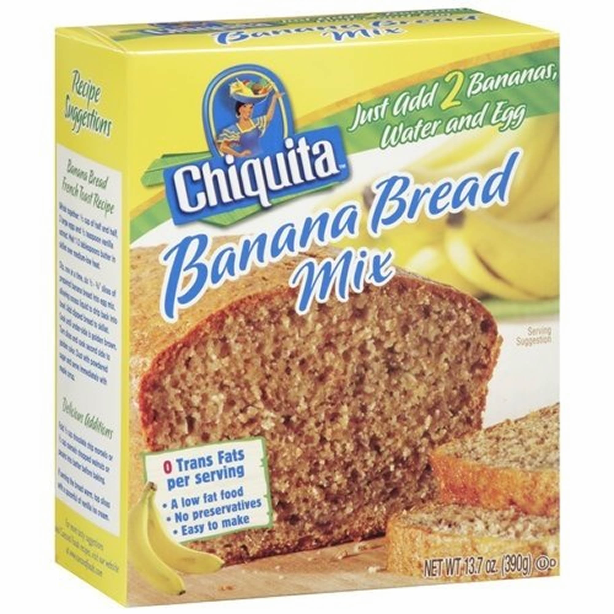 Chiquita Banana Bread Mix 6 Boxes Walmart Com Walmart Com