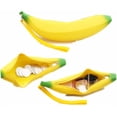 thumbnail image 2 of Ludlz Cute Silicone Banana Shape Pencil Case bag Coin Bag Key Pouch, 2 of 2