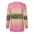 thumbnail image 5 of 2023 Chandail en Molleton de Mode pour Femmes 50 % de Rabais Liquidation Hauts pour Femmes Automne Manches Longues Chandail Ample Chemise Habillée Décontractée Dames Chandails en Molleton à Rayures Col Rond, 5 of 5