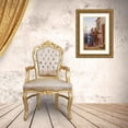 thumbnail image 3 of Carl Rahl 19x24 Gold Ornate Framed and Double Matted Museum Art Print Titled - Christ as a Guest, 3 of 4