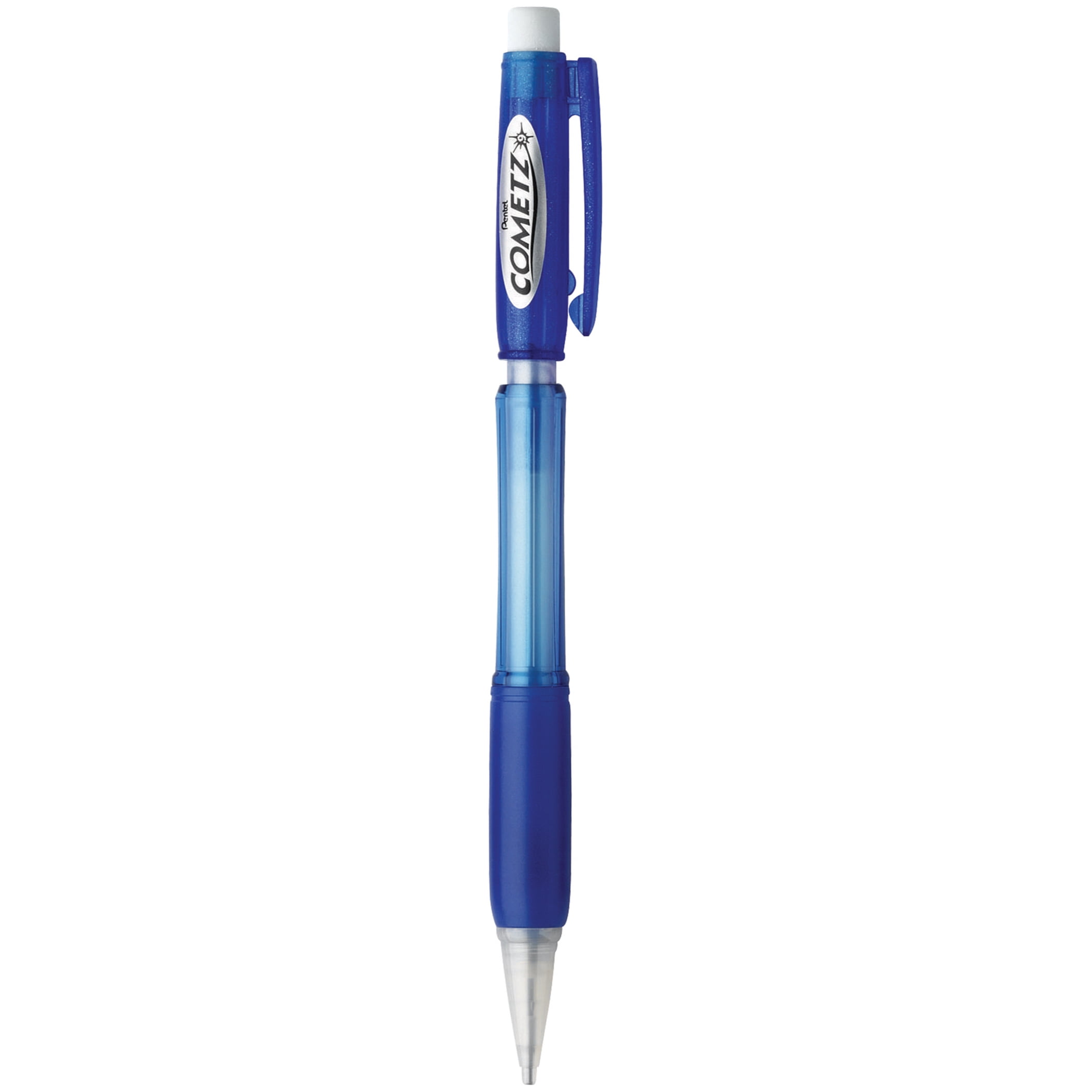 Pentel Cometz Mechanical Pencil (0.9mm), Blue Barrel, Pack of 24
