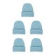 thumbnail image 2 of Sonducket Beanie Hats Gorros de punto Skullcap Headwear Accesorios para el cabello Azul claro Type2 NO2, 2 of 6