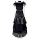 thumbnail image 1 of Vestido negro espeluznante de la familia, disfraz de mujer, vestido de Cosplay para fiesta de Halloween, 1 of 1