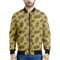 thumbnail image 3 of Chaquetas con estampado de plumas bohemias para hombre, sudadera de manga larga con estampado 3D retro, chaqueta bomber de calle de gran tamaño con cremallera, 3 of 5