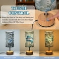 thumbnail image 3 of Touch-Control 3-Color Desk Lamp with Plug – Energy-Saving LED + 3 Simultaneous Charging Ports Snowman in The Frozen World, 3 of 8