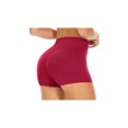 thumbnail image 4 of Women's hot pants high-waisted one-point pants, belly elastic leggings, solid color fitness pants, 4 of 6
