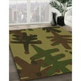 thumbnail image 3 of Ahgly Company Machine Washable Indoor Rectangle Transitional Chocolate Brown Area Rugs, 7' x 10', 3 of 7