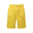 thumbnail image 6 of IWRICH Men's Short Sleeve Suit Sets Plain Formal Blazer Jacket and Shorts Wedding Party Business Casual Attire Yellow XL, 6 of 7