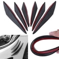 thumbnail image 4 of Aletas divisoras del parachoques delantero, 6 piezas Decoración del labio del parachoques delantero Embellecedor del difusor del coche Diseño a prueba de futuro, 4 of 11