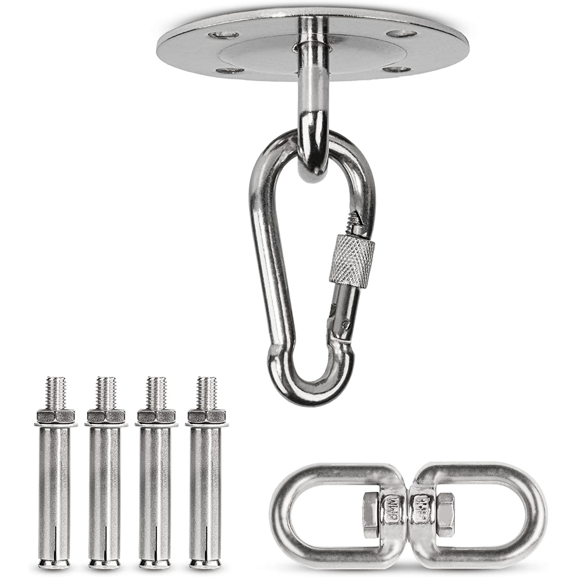 ceiling hook weight capacity Evsteluo Hooks for Hanging Plants, 2 Inch Plant (2 Set, Black) Sturdy grill hooks for hanging ceiling decorations such as hanging plants Sooper Ceiling Hooks - Pack